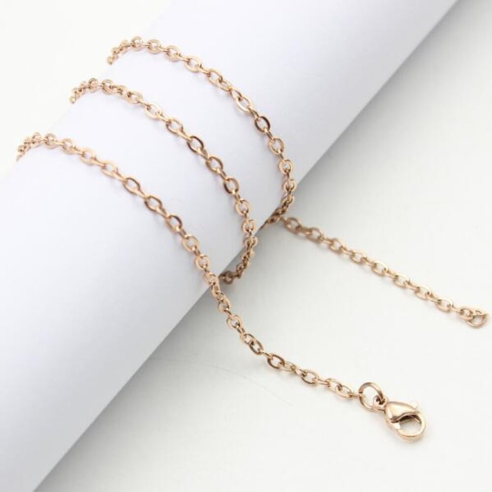 Rose Gold Teardrop Aromatherapy Essential Oil Necklace NEW - Picture 4 of 8